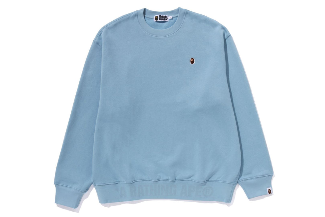 APE HEAD ONE POINT RELAXED FIT CREWNECK - fountainheadsolution.com