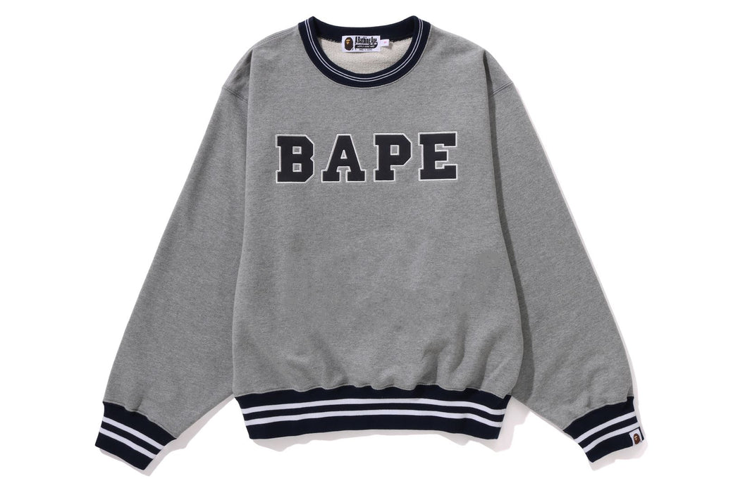 BAPE APPLIQUE CREWNECK | bape.com