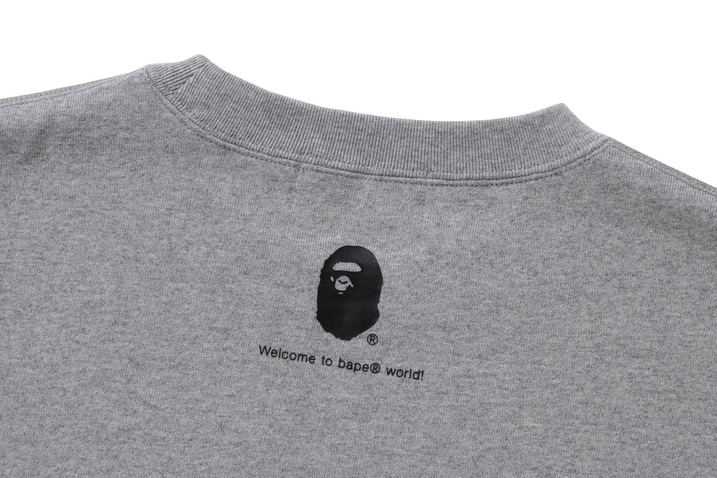 GO APE POINTER COLLEGE CREWNECK bape