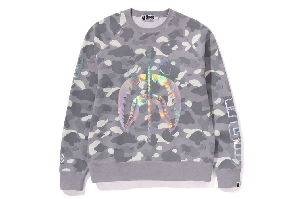 CITY CAMO SHARK CREWNECK bape