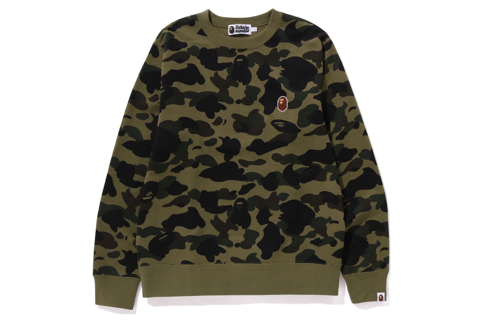 ABC CAMO ASNKA CREWNECK MENS – us.bape.com