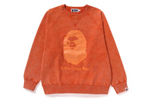 A BATHING APE OVERDYE RELAXED FIT CREWNECK
