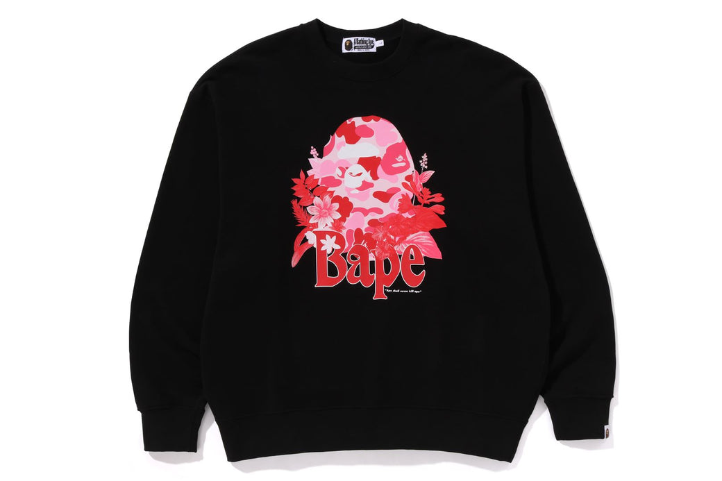 FLORAL APE HEAD CREWNECK