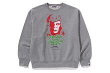 BAPE HORROR RELAXED FIT CREWNECK SWEATSHIRT