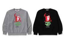 BAPE HORROR RELAXED FIT CREWNECK SWEATSHIRT