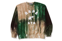 ICE DYE BAPE STA COLLEGE RELAXED FIT CREWNECK