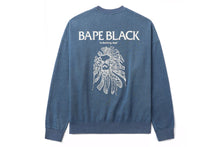 BAPE BLACK EMBROIDERY INDIGO SWEATSHIRT