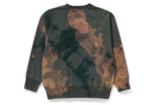 TIE DYE APE HEAD RELAXED FIT CREWNECK SWEATSHIRT