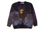 TIE DYE APE HEAD RELAXED FIT CREWNECK SWEATSHIRT