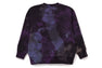 TIE DYE APE HEAD RELAXED FIT CREWNECK SWEATSHIRT