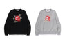 EMBROIDERY STYLE JAPANESE CRANE CREWNECK