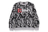 【 BAPE X NBHD 】TRIAL CAMO GIGAPE CREWNECK