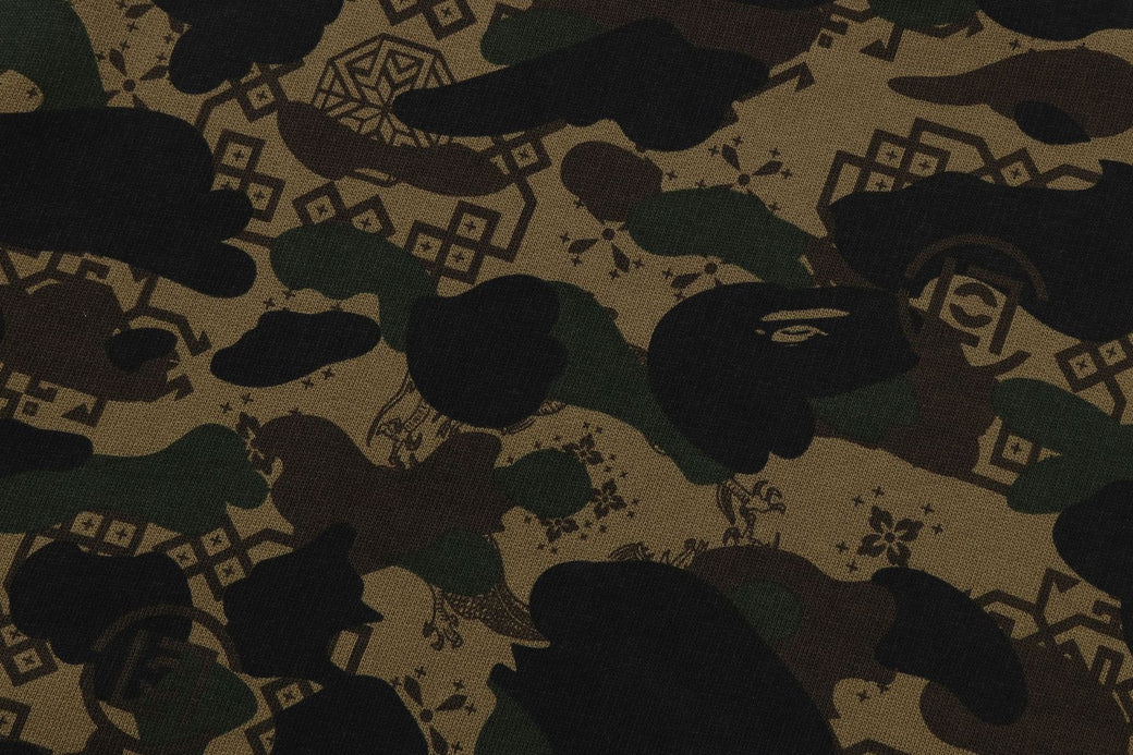 BAPE X CLOT カモフラージュパーカー Sサイズ