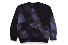 TIE DYE APE HEAD RELAXED FIT CREWNECK SWEATSHIRT