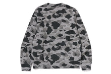 HEATHER GRAY CAMO APE HEAD ONE POINT CREWNECK SWEAT