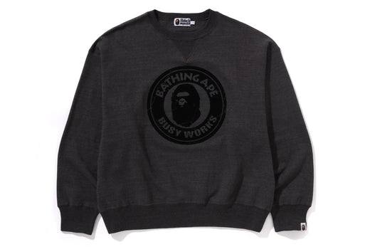 OVER DYE BUSY WORKS RELAXED FIT CREWNECK SWEATSHIRT | bape.com