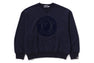 OVER DYE BUSY WORKS RELAXED FIT CREWNECK SWEATSHIRT