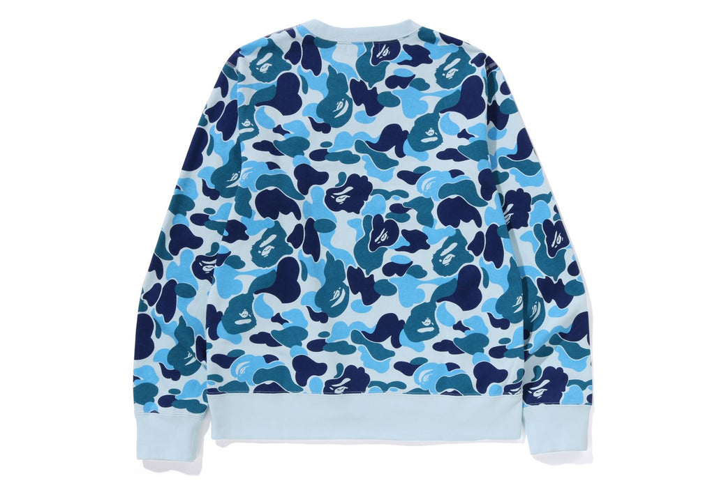 Blue bape crewneck on sale