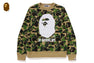 ABC CAMO BY BATHING APE CREWNECK SWEAT