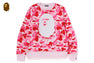 ABC CAMO BY BATHING APE CREWNECK SWEAT