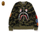 1ST CAMO SHARK CREWNECK