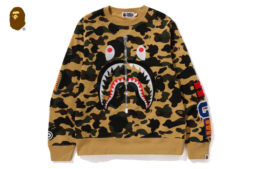 1ST CAMO SHARK CREWNECK