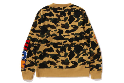 1ST CAMO SHARK CREWNECK