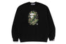 ABC CAMO APE HEAD RELAXED FIT CREWNECK SWEATSHIRT