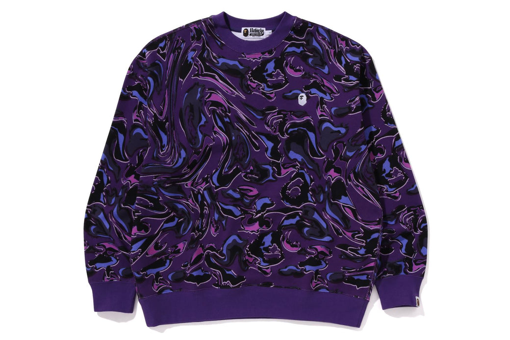 Bape purple crewneck best sale