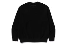 BATHING APE LOGO RELAXED FIT CREWNECK SWEATSHIRT