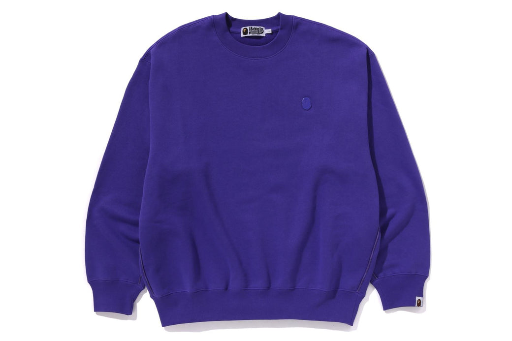 BAPE shops Fleece Wide Fit Crewneck