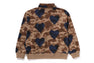 I LOVE BAPE HALF ZIP SWEATSHIRT