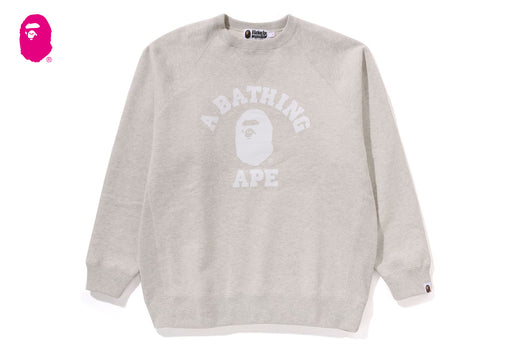 COLLEGE OVERSIZED CREWNECK SWEATSHIRT