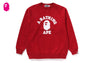 COLLEGE OVERSIZED CREWNECK SWEATSHIRT