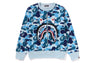 ABC CAMO SHARK CREWNECK SWEATSHIRT