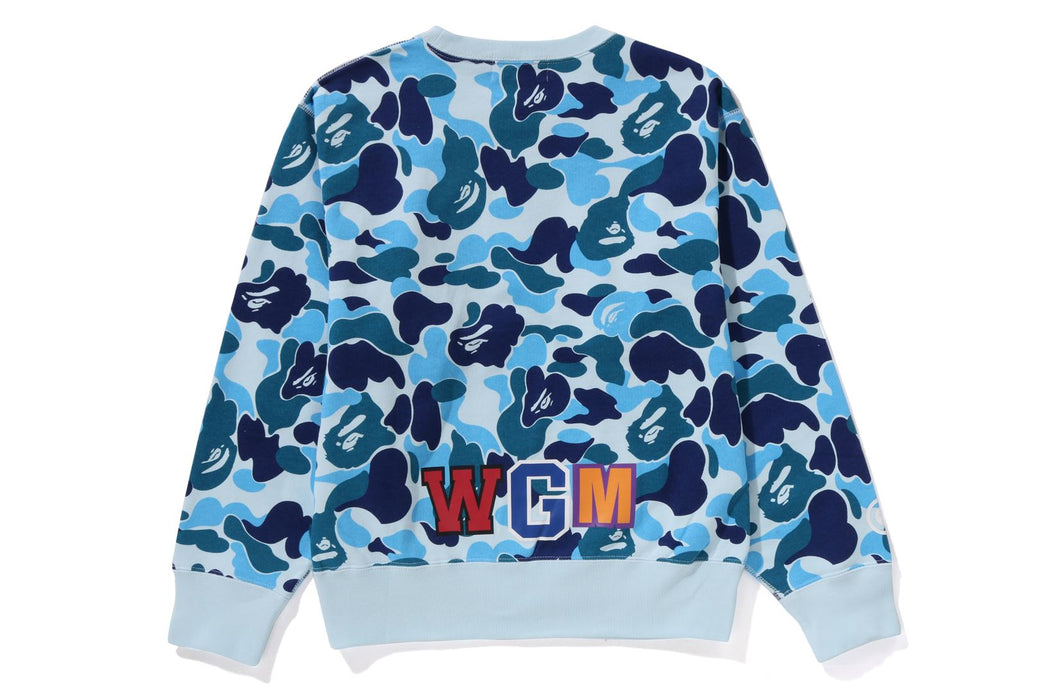 Bape blue camo crewneck hotsell