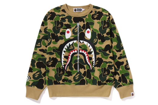 ABC CAMO SHARK CREWNECK SWEATSHIRT