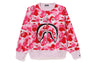 ABC CAMO SHARK CREWNECK SWEATSHIRT