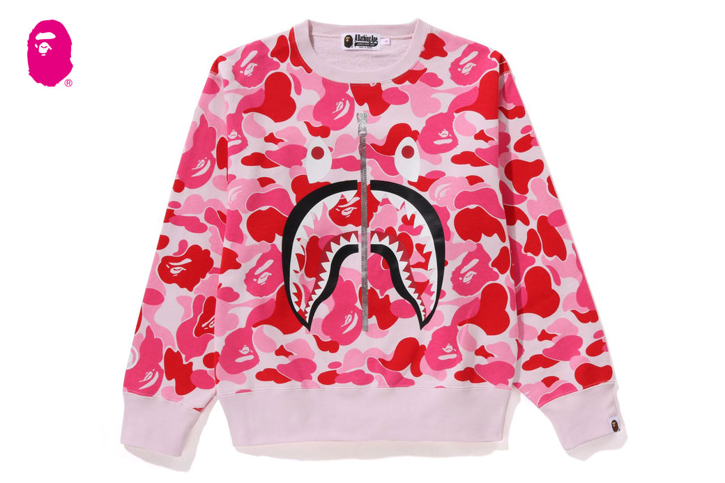 ABC CAMO SHARK CREWNECK SWEATSHIRT | bape.com ABC CAMO SHARK CREWNECK SWEATSHIRT | bape.com