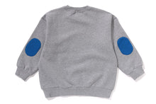 ELBOW PATCH RELAXED FIT CREWNECK SWEATSHIRT