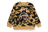 1ST CAMO SHARK CREWNECK SWEATSHIRT