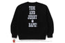 【 BAPE X TOM AND JERRY 85TH 】RELAXED FIT CREWNECK SWEATSHIRT