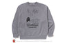 【 BAPE X TOM AND JERRY 85TH 】RELAXED FIT CREWNECK SWEATSHIRT