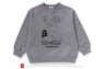 【 BAPE X TOM AND JERRY 85TH 】RELAXED FIT CREWNECK SWEATSHIRT