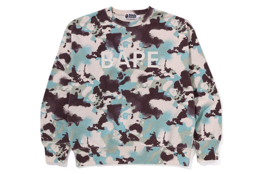 MAP CAMO CREWNECK RELAXED FIT SWEATSHIRT