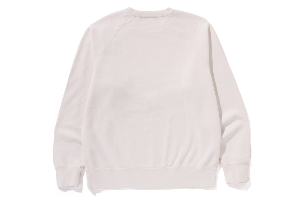 WASHED EFFECT SWEATSHIRT | bape.com