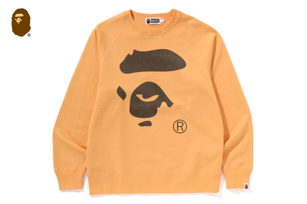 APE FACE CREWNECK SWEATSHIRT | bape.com
