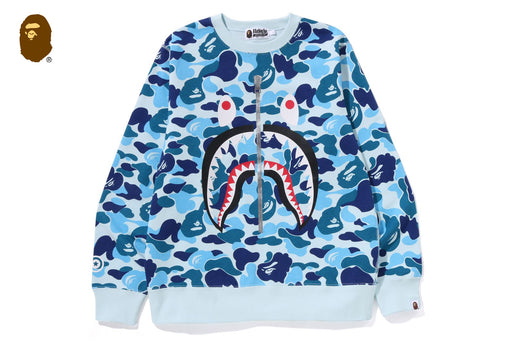 【A BATHING APE】ABC CAMO SHARK CREWNECK SWEATSHIRT ABC CAMO SHARK CREWNECK SWEATSHIRT | bape.com