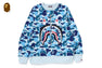 ABC CAMO SHARK CREWNECK SWEATSHIRT