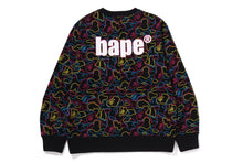 NEON CAMO CREWNECK SWEATSHIRT